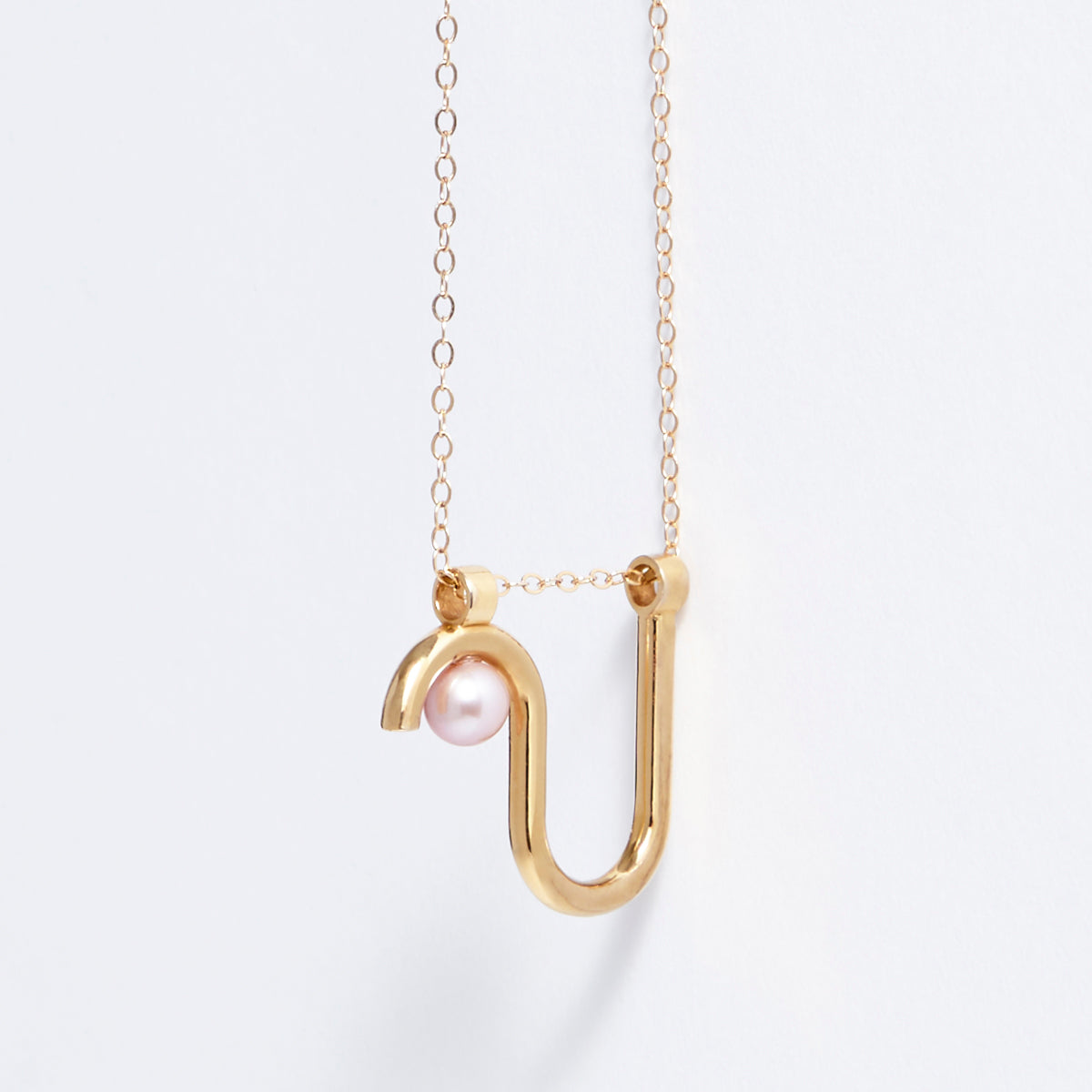 Arco necklace- 14k gold
