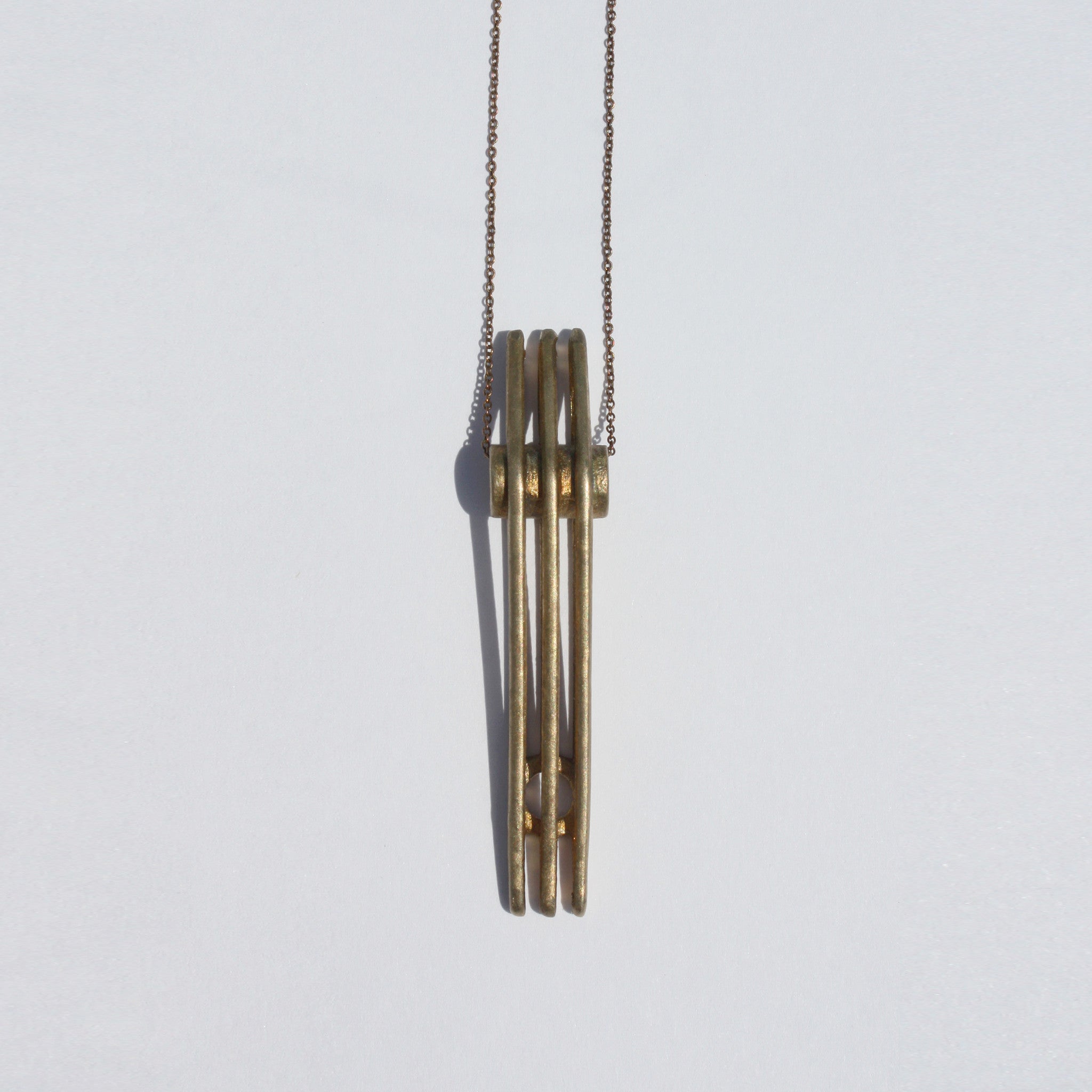 Metalepsis Bridge Necklace - front view