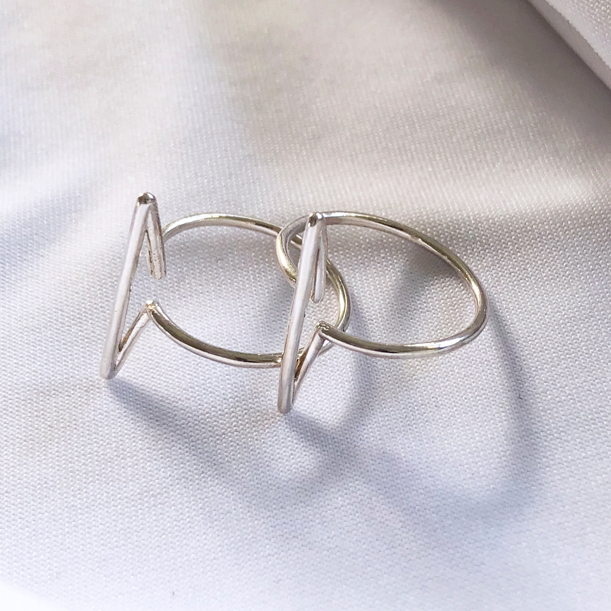 Infinity Bar ring - Sterling silver