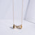 Megaphone Necklace - high polish bronze