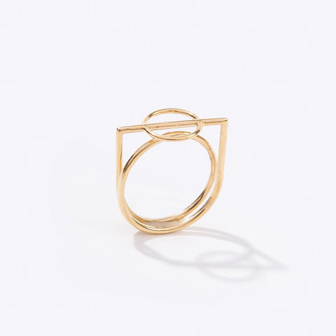 mobius ring brass