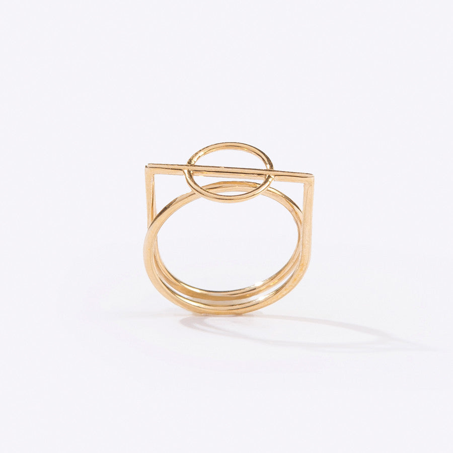 Metalepsis Projects Mobius Ring in Brass