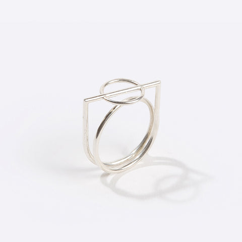 Mobius Ring in Sterling Silver