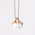 Metalepsis NeoNeo neo-classical pendant pearlescent brass