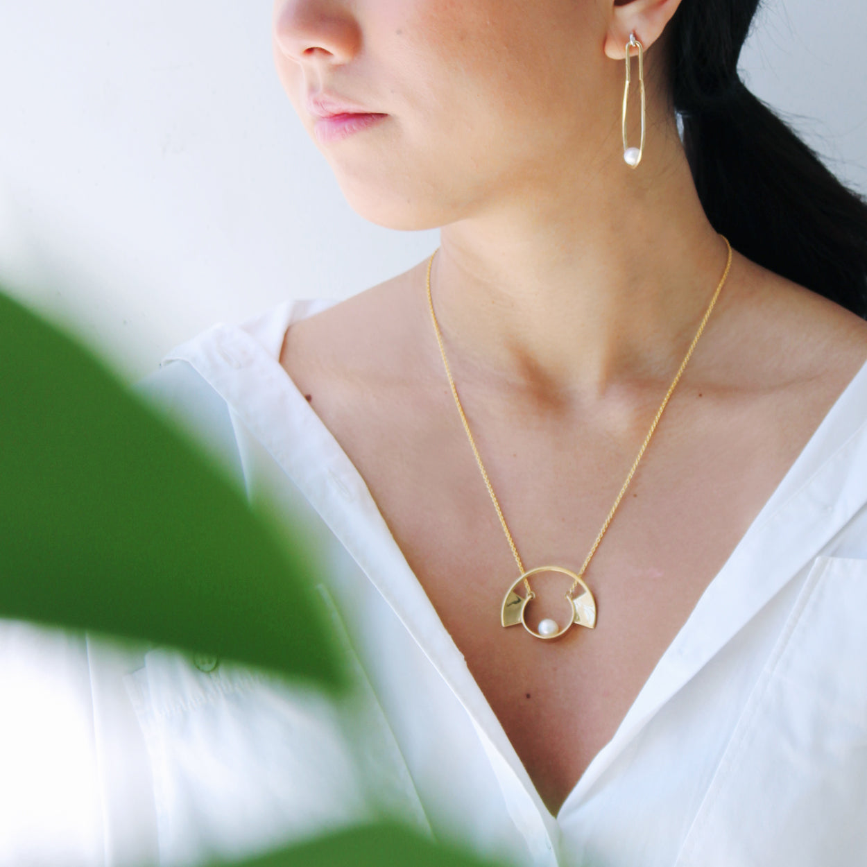 Yuyu Necklace- Pearl