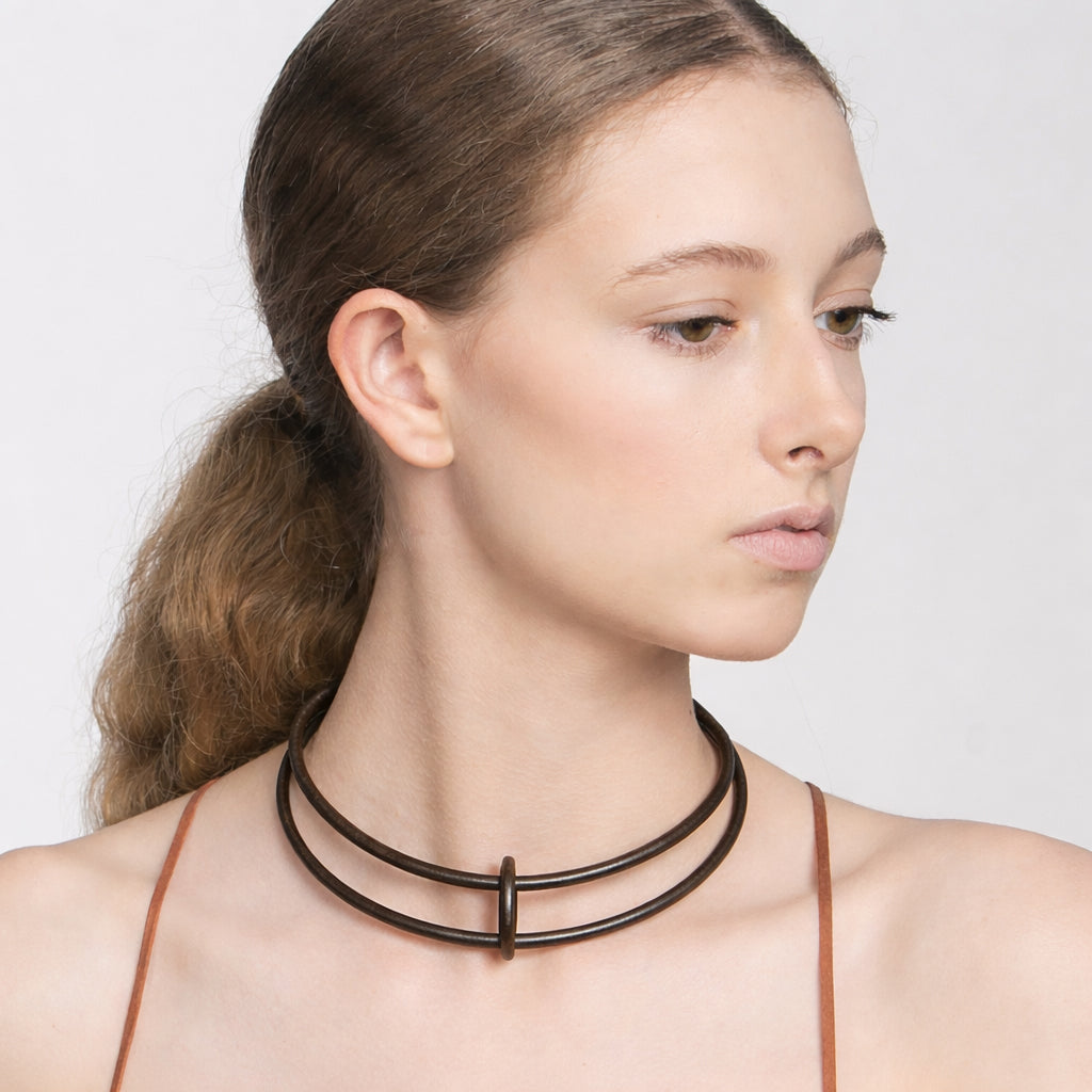 Float Collar - Gold Plated Stainless Steel