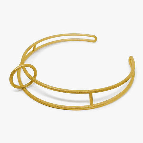 Float Collar - Gold Plated Stainless Steel