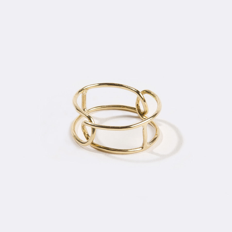 Interlocking Ring Brass