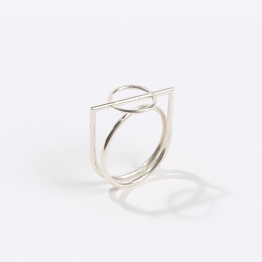 Mobius Ring in Sterling Silver